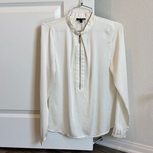 The Limited cream long sleeve top